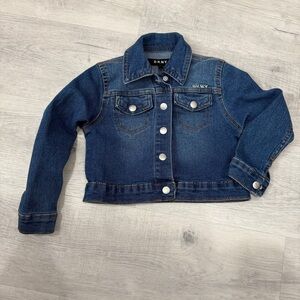 Girls 4T DKNY Classic Blue Denim Jacket